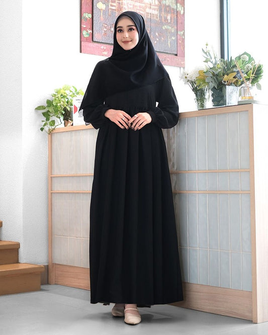 AQILA DRESS - (BLACK)